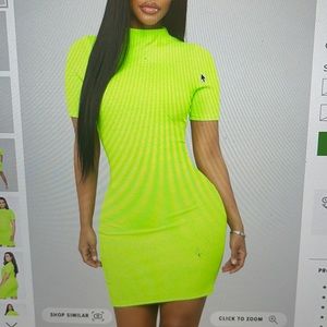 Fashion Nova - like ribbed midi dress